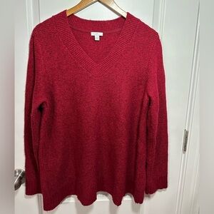 J. Jill Red Sweater - Size M